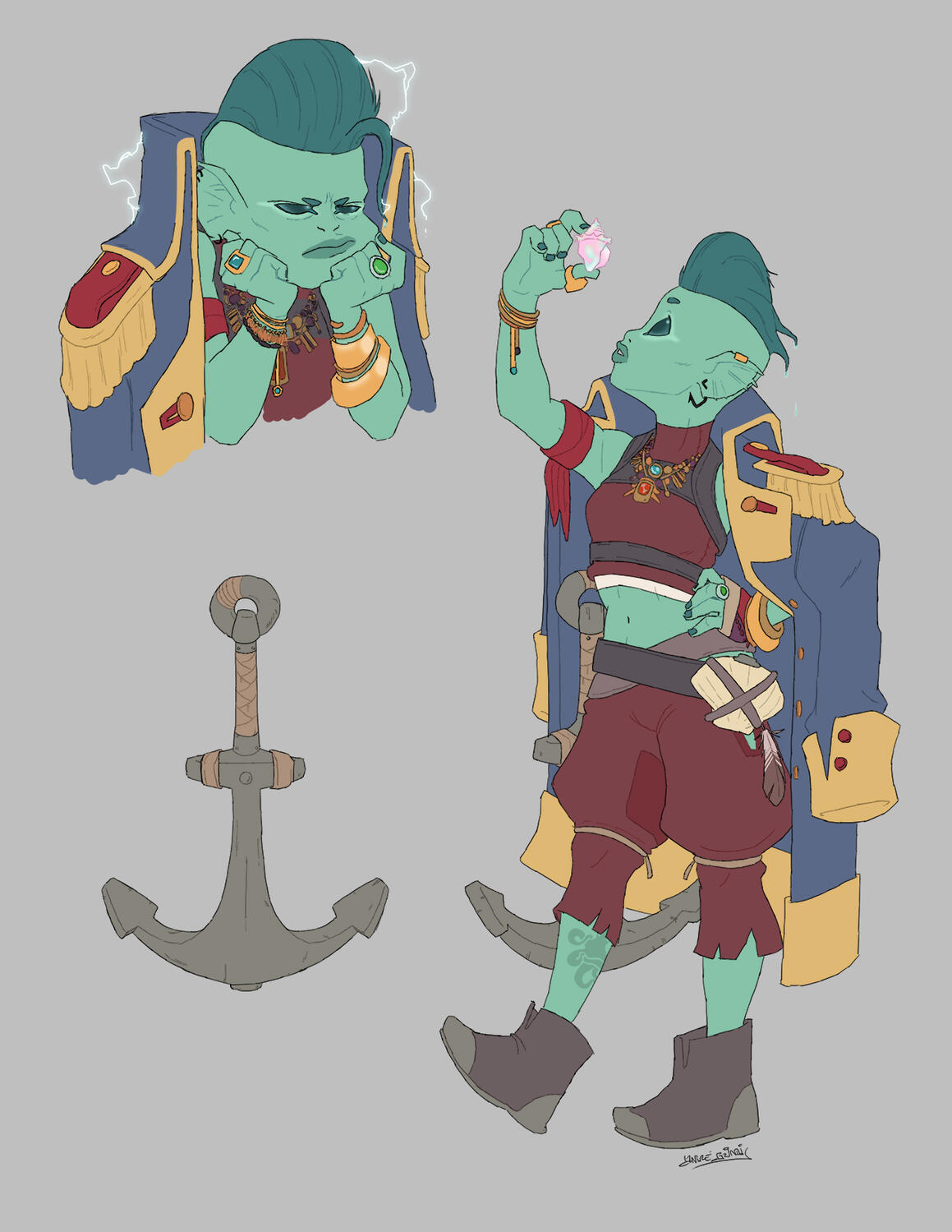 D&D commission | Gemini Garnett